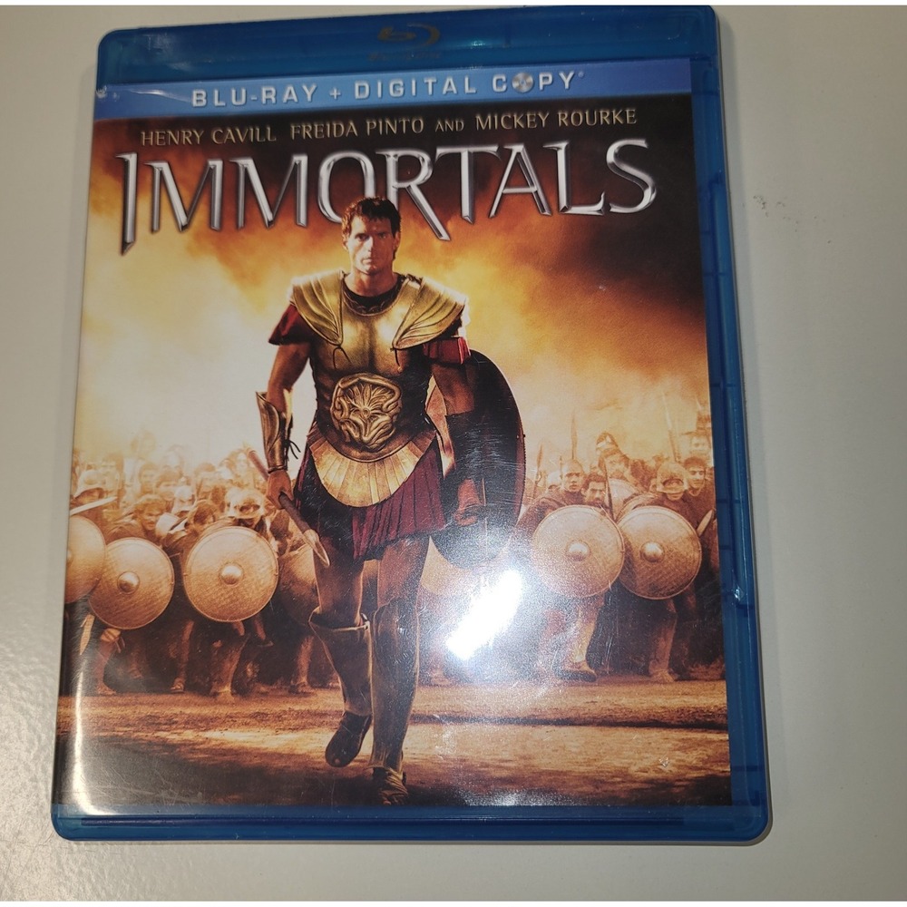 Immortals [Blu-ray] DVDs Used Henry Cavill Freida Pinto Mickey‎ Rourke